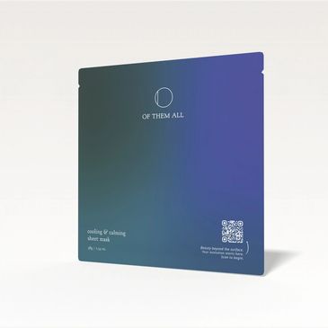 Cooling & calming sheet mask